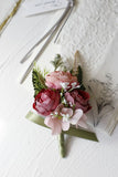 Romantic Blue Prom Corsage for Wedding Party