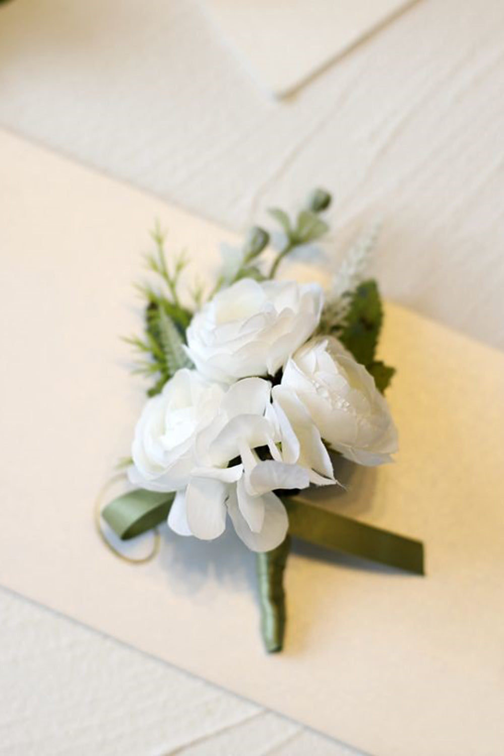Romantic Blue Prom Corsage for Wedding Party
