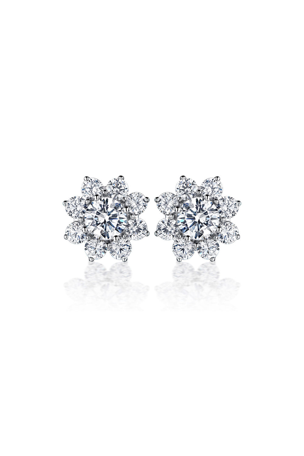 Silver Glitter 4 Pieces Jewelry Set