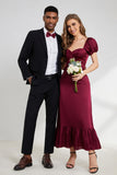 Black Notched Lapel Men Homecoming Suits