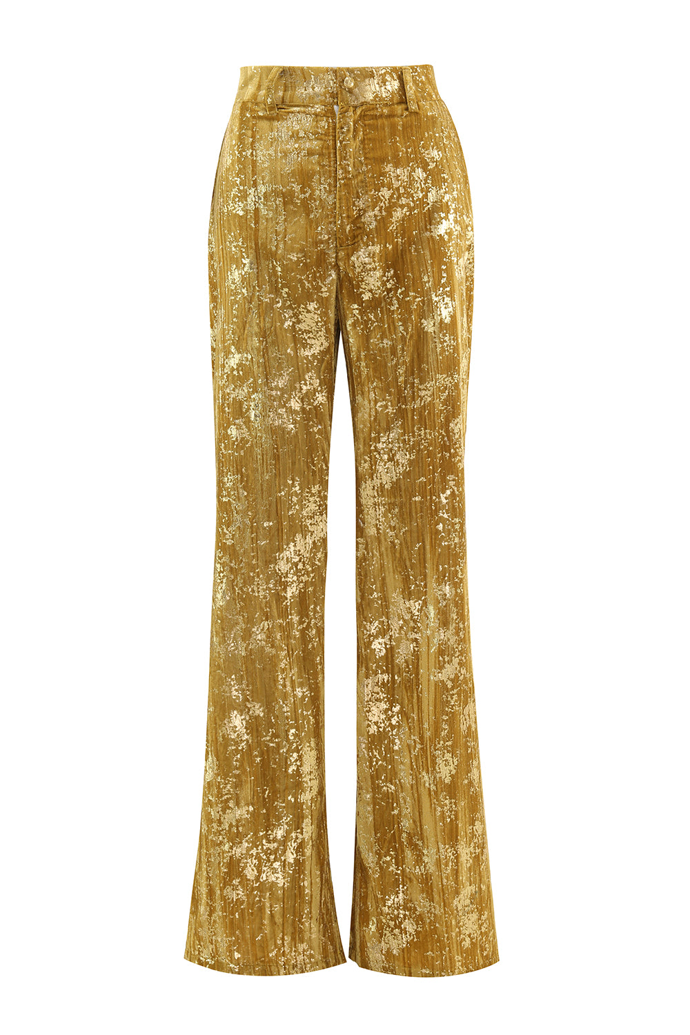 Sparkly Yellow Peak Lapel 2 Piece Women Prom Suits with Sleeves