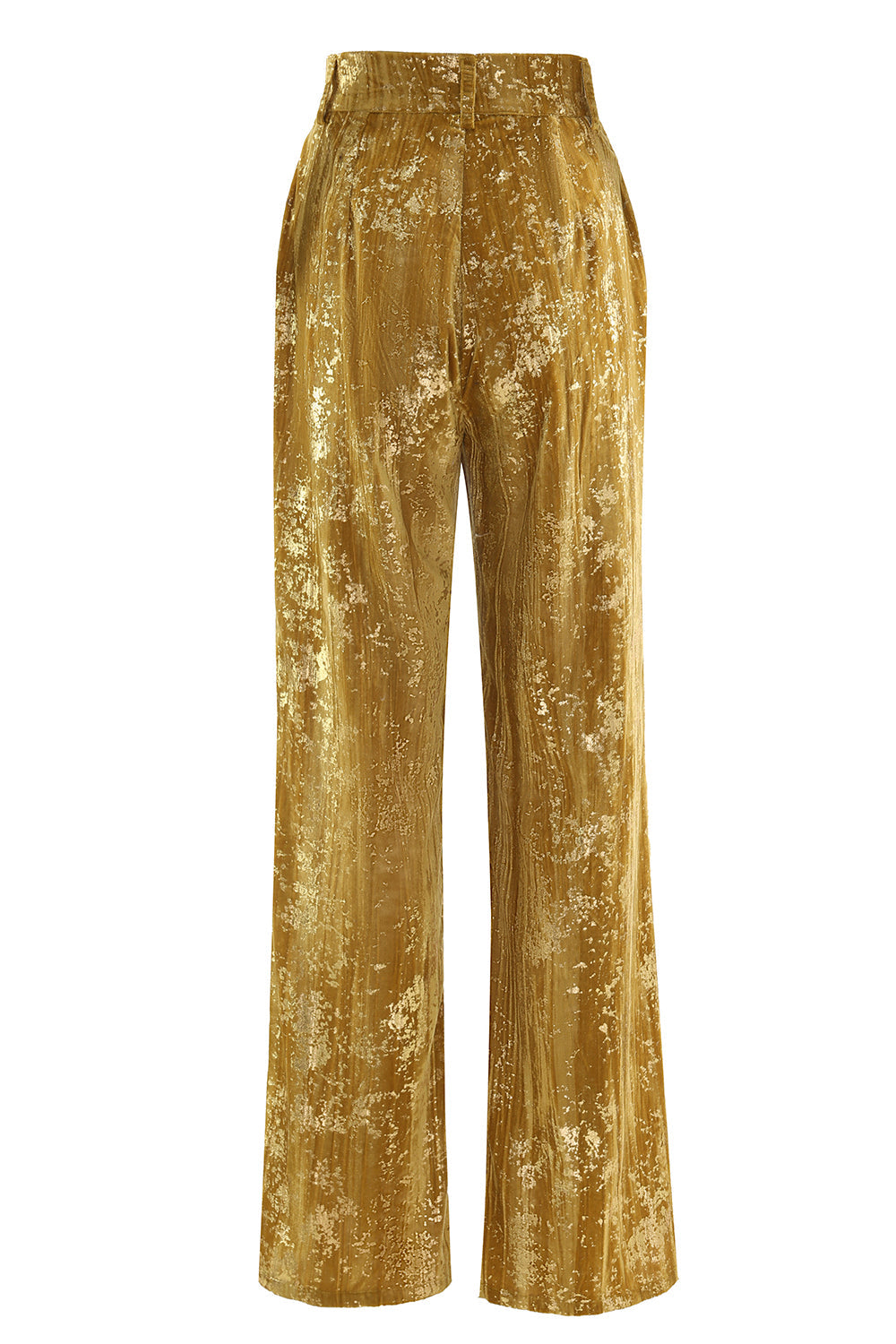 Sparkly Yellow Peak Lapel 2 Piece Women Prom Suits with Sleeves