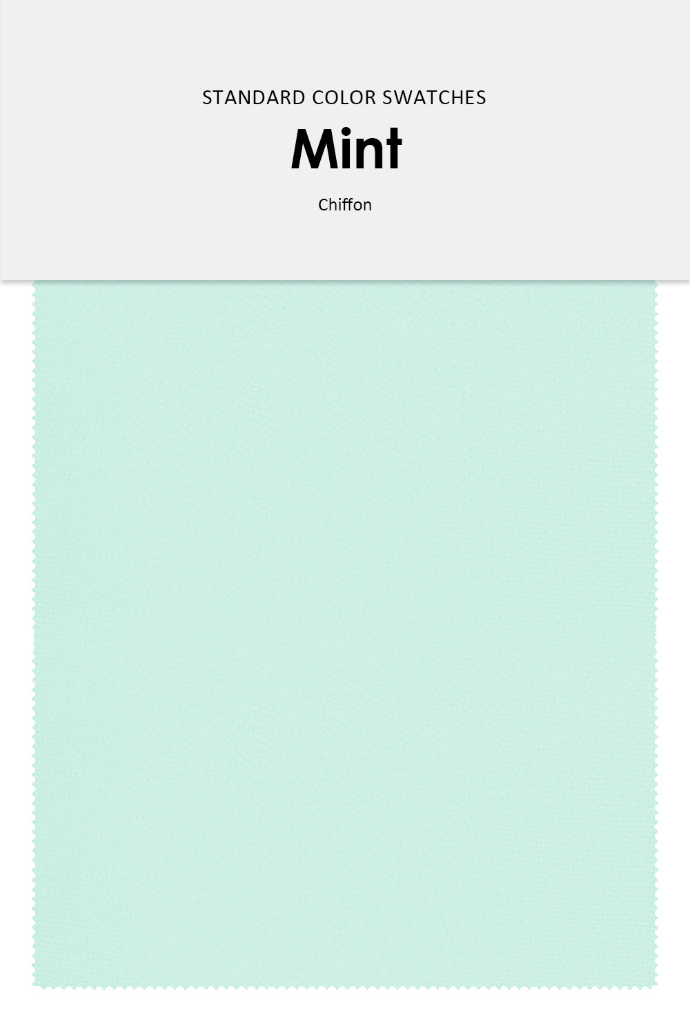 New Dress Chiffon Fabric Color Swatches