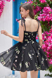 Sweetheart Champagne Short Ball Dress with Embroidery