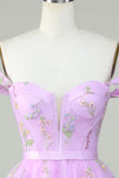 Champagne Cute A Line Sweetheart Short Cocktail Dress