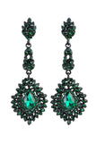 Sparkly Dark Green Spaghetti Straps Long Ball Prom Dress With Accessory