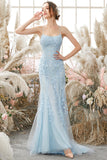 Spaghetti Straps Mermaid Ball Dress