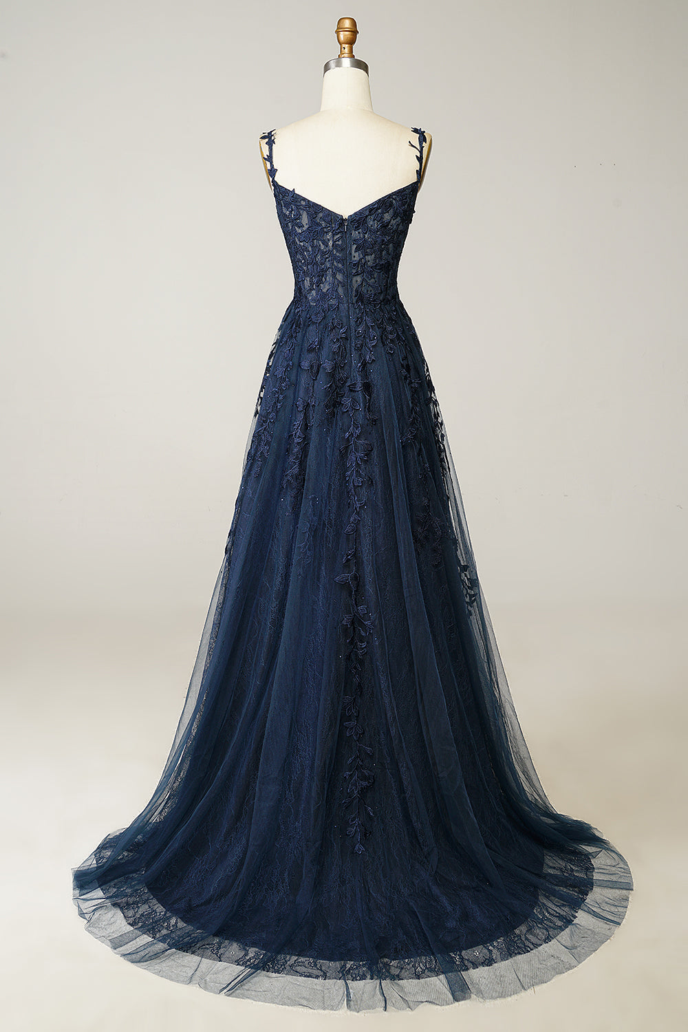 Purple Off the Shoulder Long Ball Dress with Appliques