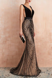 Mermaid Sequins Black Dress