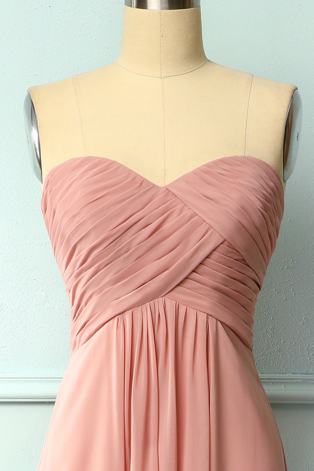 Ruffle Strapless Dress
