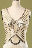 Sequin Glitter Fringe 1920s Dress