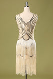 Sequin Glitter Fringe 1920s Dress