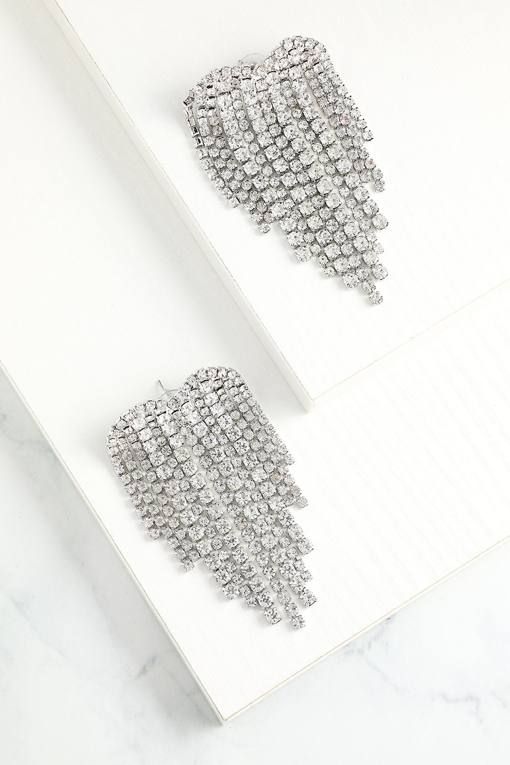 Grey Drop Earrings