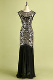 Black Mermaid Flapper Dress