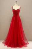 Red Sweetheart Ball Dress Long Evening Party Formal Dress