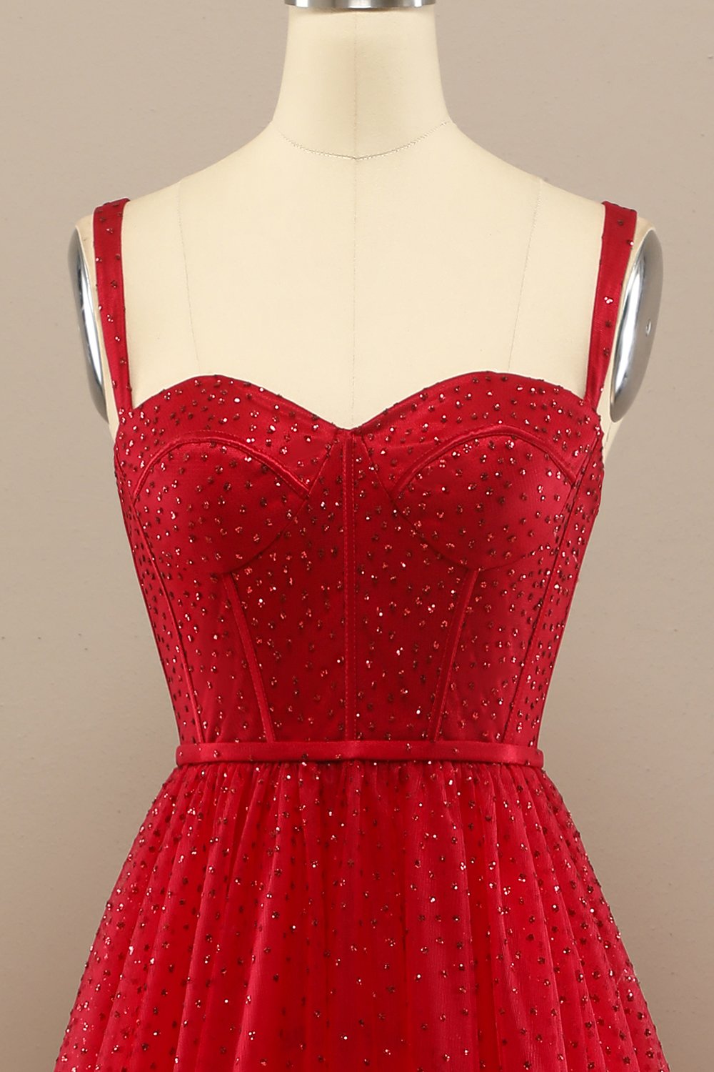 Red Sweetheart Ball Dress Long Evening Party Formal Dress