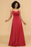 Chiffon Lace-up Back Bridesmaid Dress