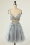 Gorgeous Grey Short Party Dress