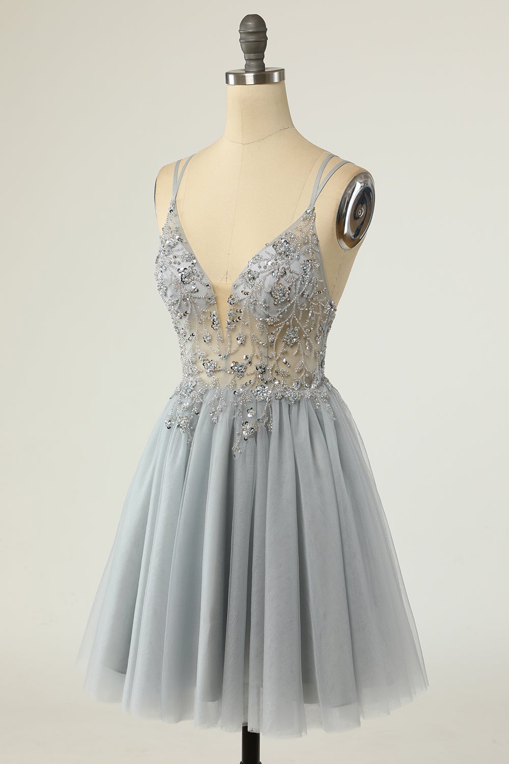 Gorgeous Grey Short Party Dress