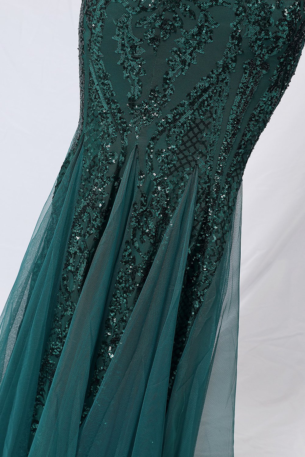 Mermaid One-Shoulder Ball Dress with Appliques
