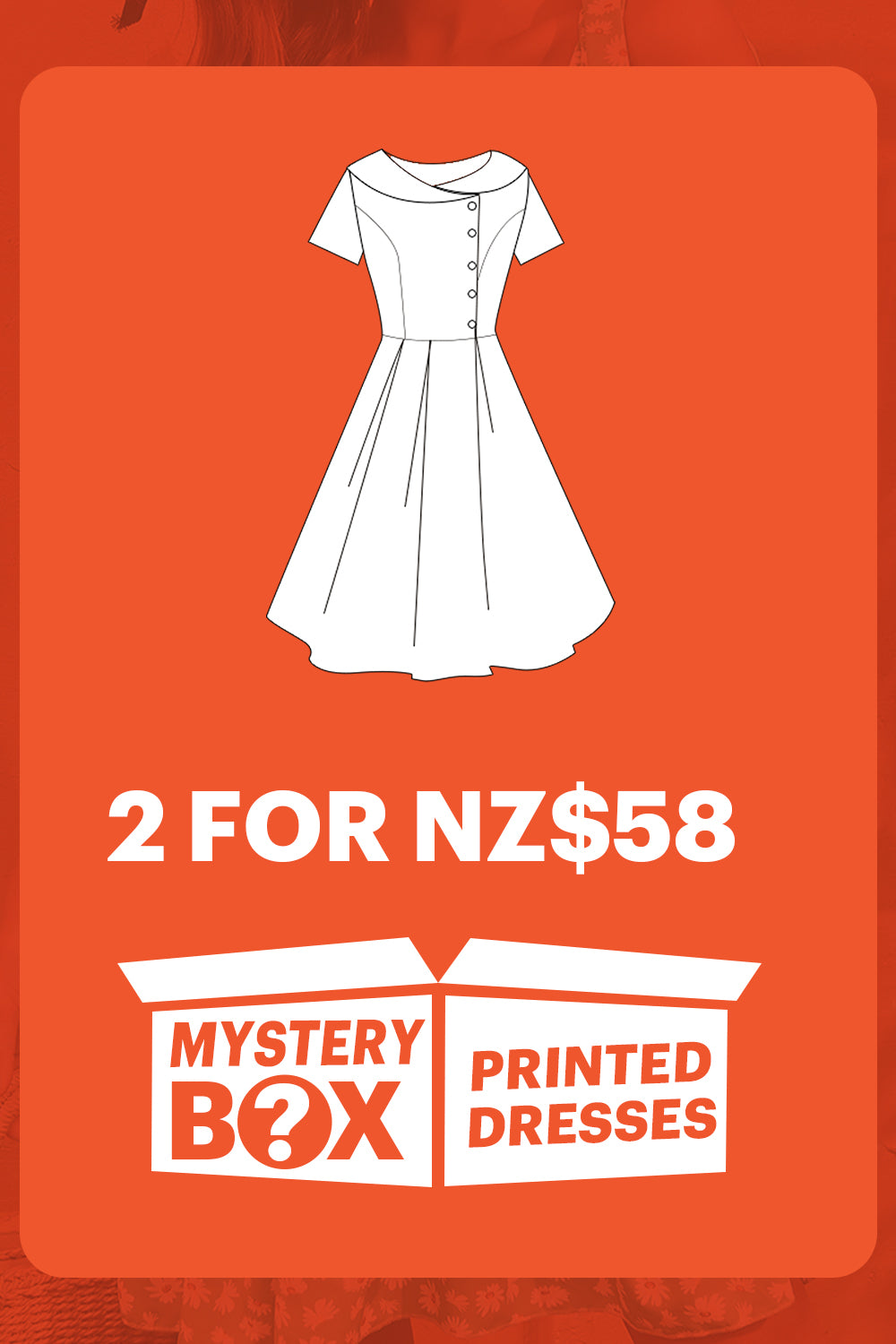 ZAPAKA MYSTERY BOX of 2Pc Printed Dresses