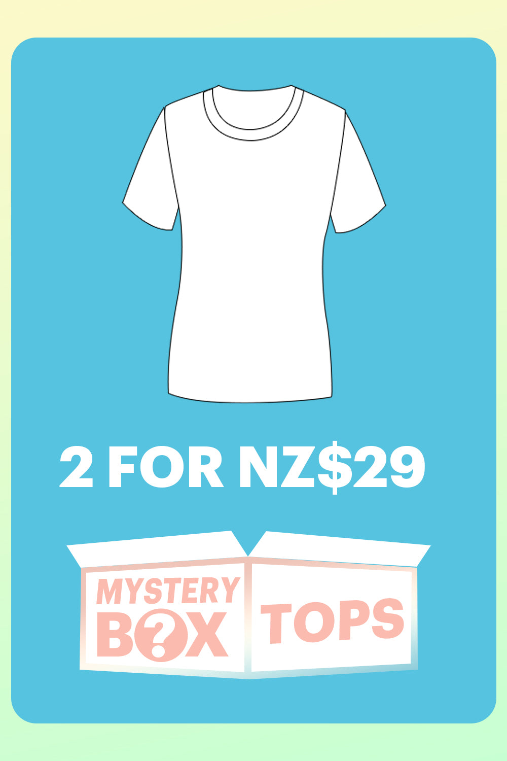 ZAPAKA MYSTERY BOX of 2Pc Tops