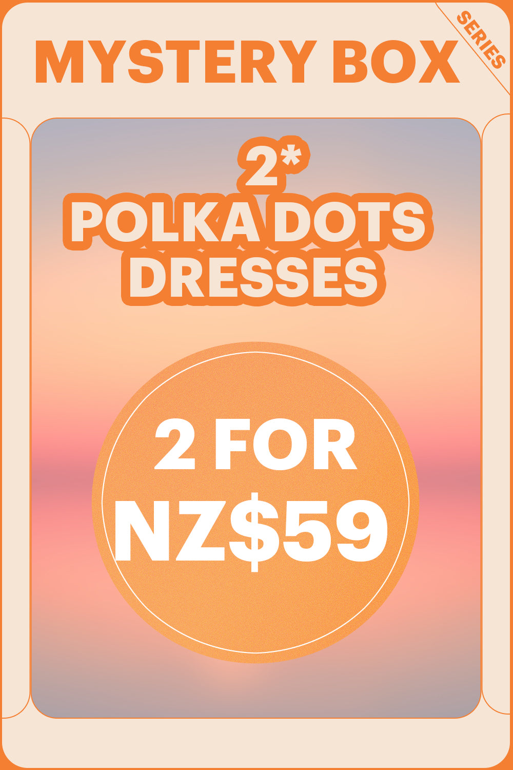 ZAPAKA MYSTERY BOX of 2Pc Polka Dots Dresses