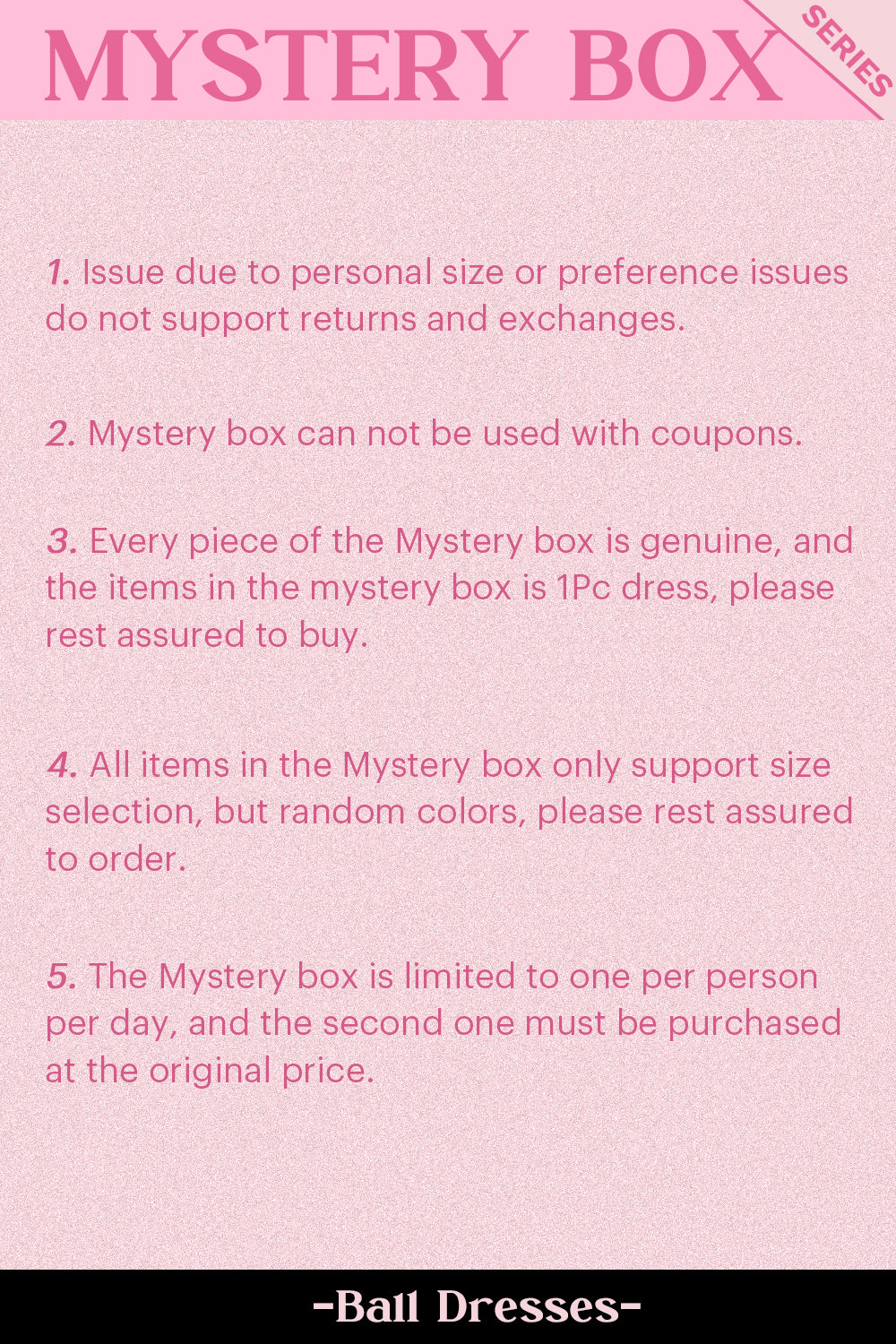 ZAPAKA MYSTERY BOX of 1Pc Ball Dress