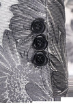 Grey Silver Jacquard Peak Lapel Men's Ball Blazer