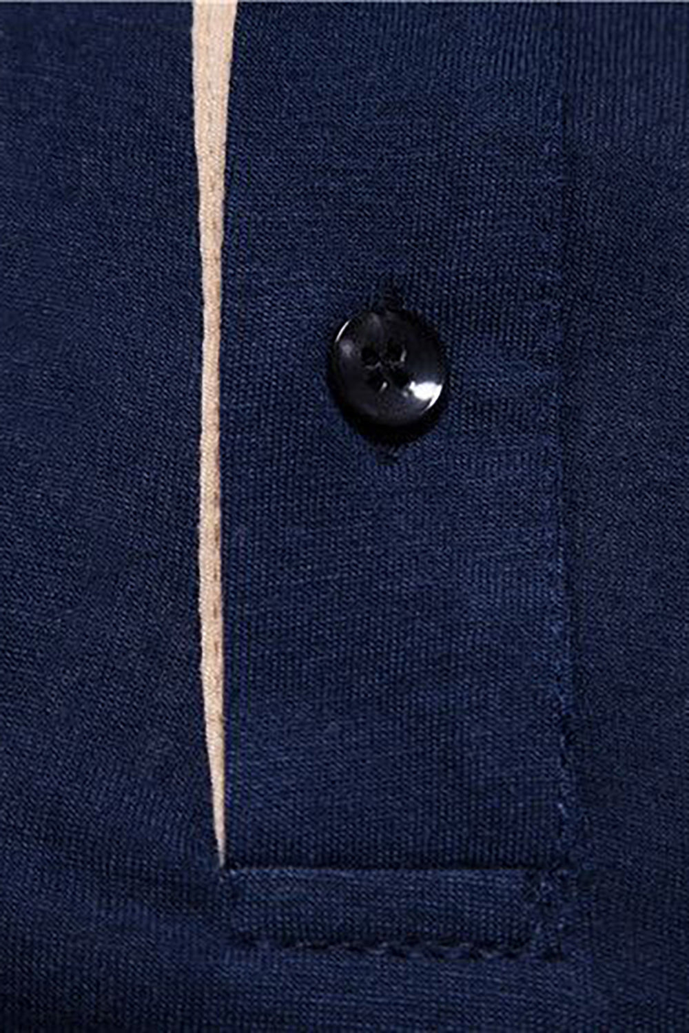 Slim Fit Navy Short Sleeves Polo Shirt