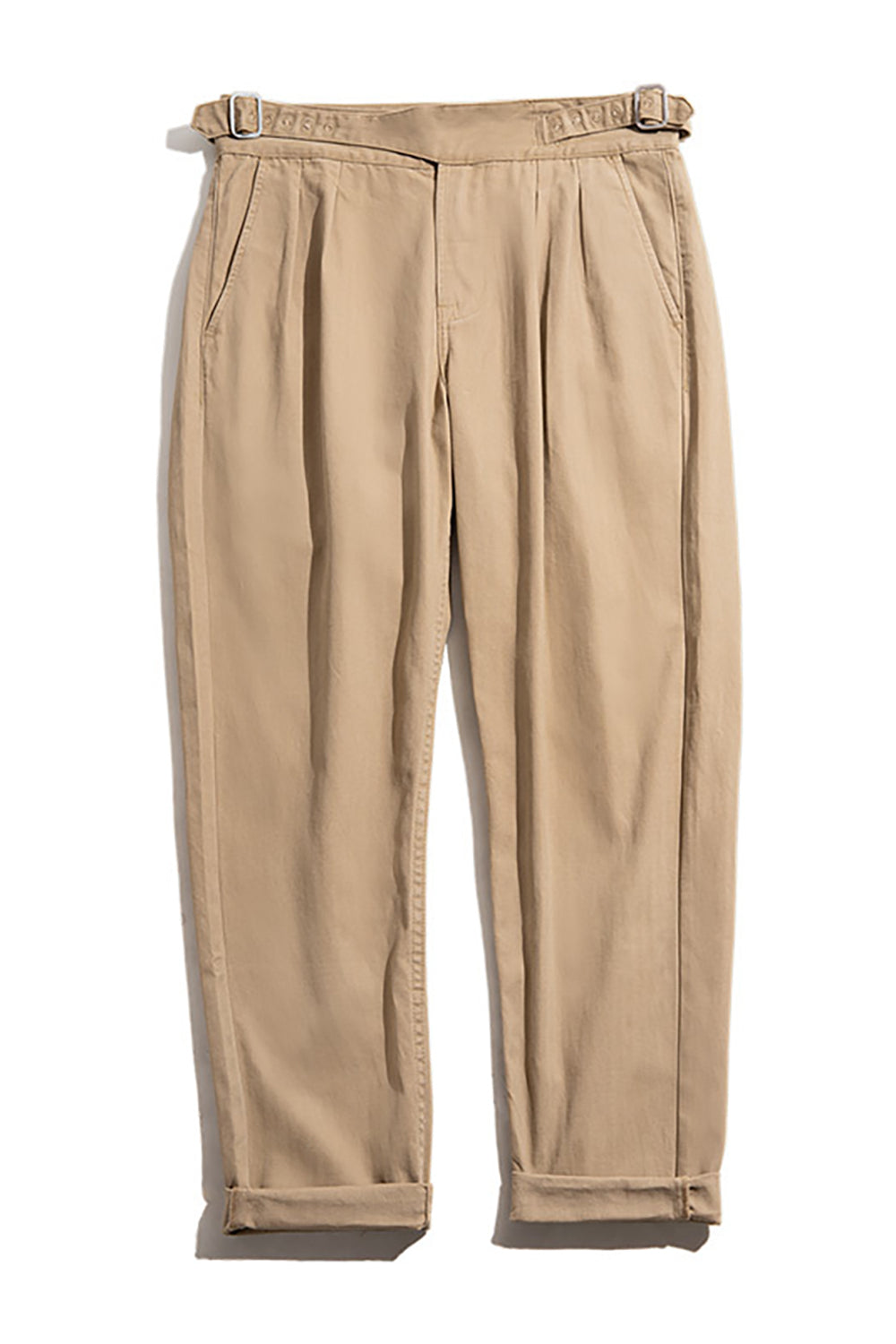 Men's Khaki Relaxed Fit Casual Cargo Pant