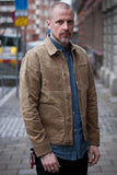 Men's Khaki Button Down Casual Jacket