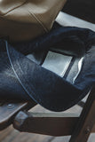 Men's Dark Blue Button Down Denim Jacket
