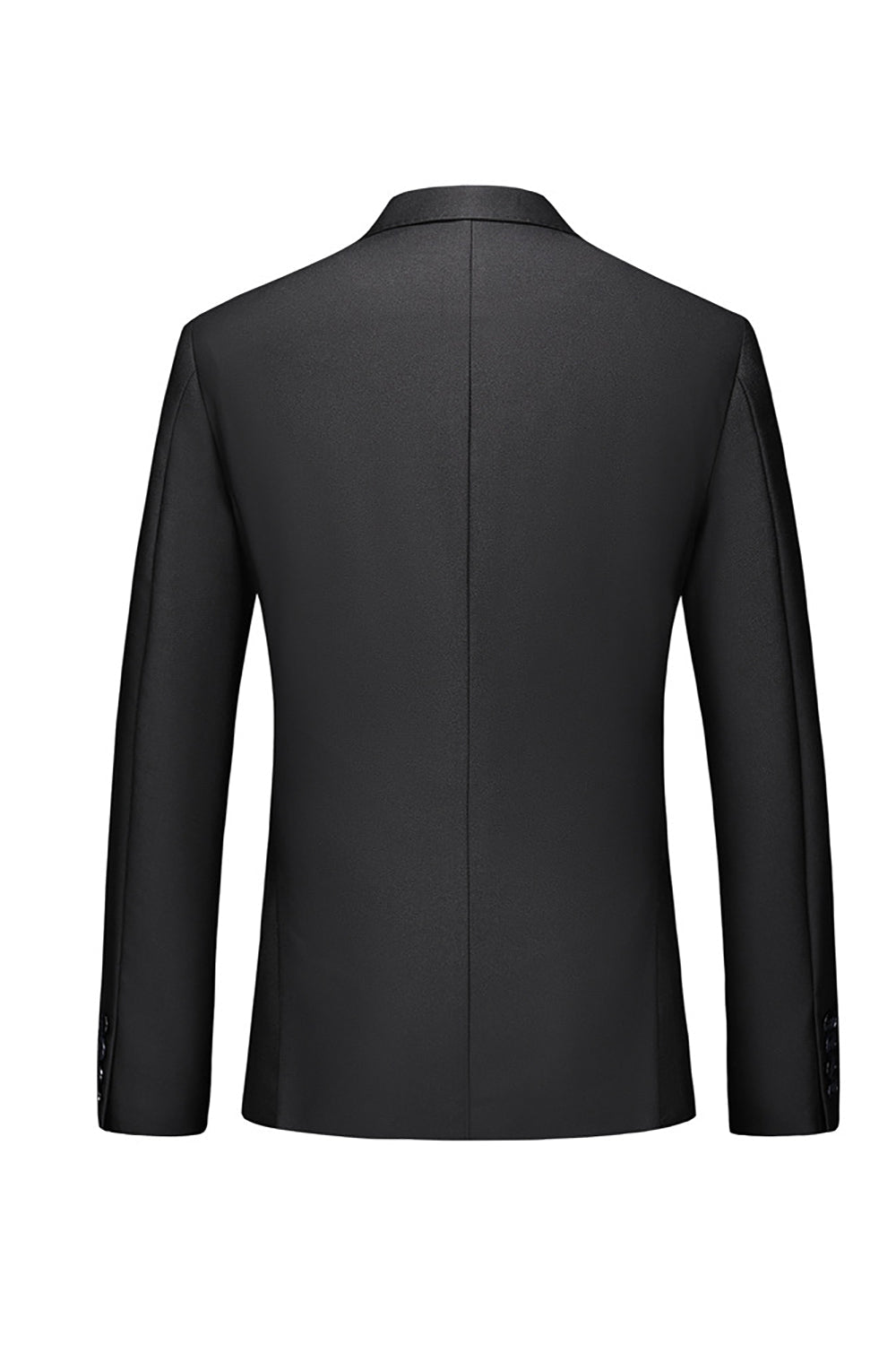 Notched Lapel Two Buttons Black Men's Ball Suits