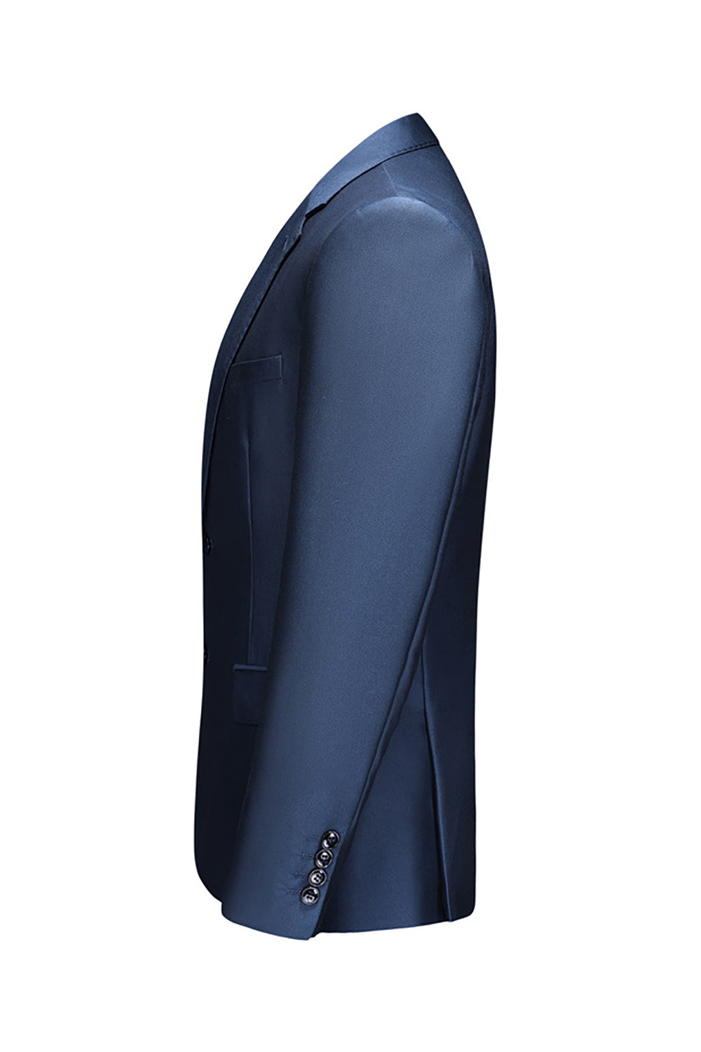 Notched Lapel Two Buttons Black Men's Ball Suits