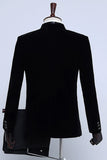 Black Velvet Men's Blazers for Party