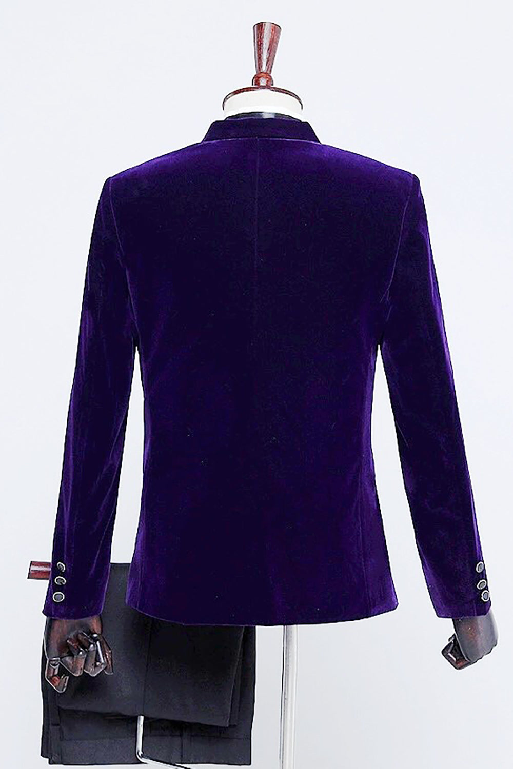 Black Velvet Men's Blazers for Party