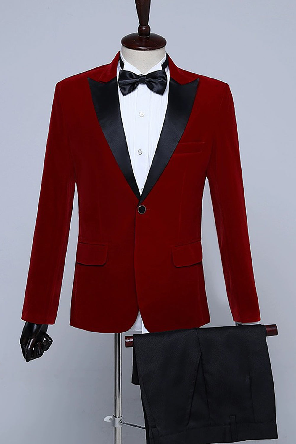 Black Velvet Men's Blazers for Party