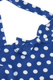 Halter Red Vintage Polka Dot 50's Girls Dress with Bow