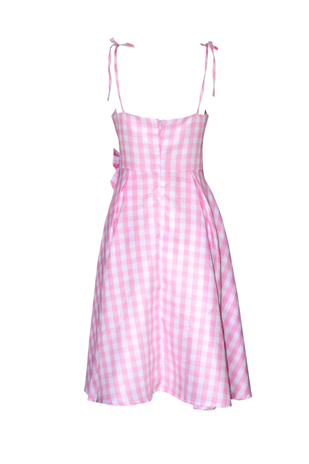 Pink Plaid Pin Up 1950s Dress Accessory Set