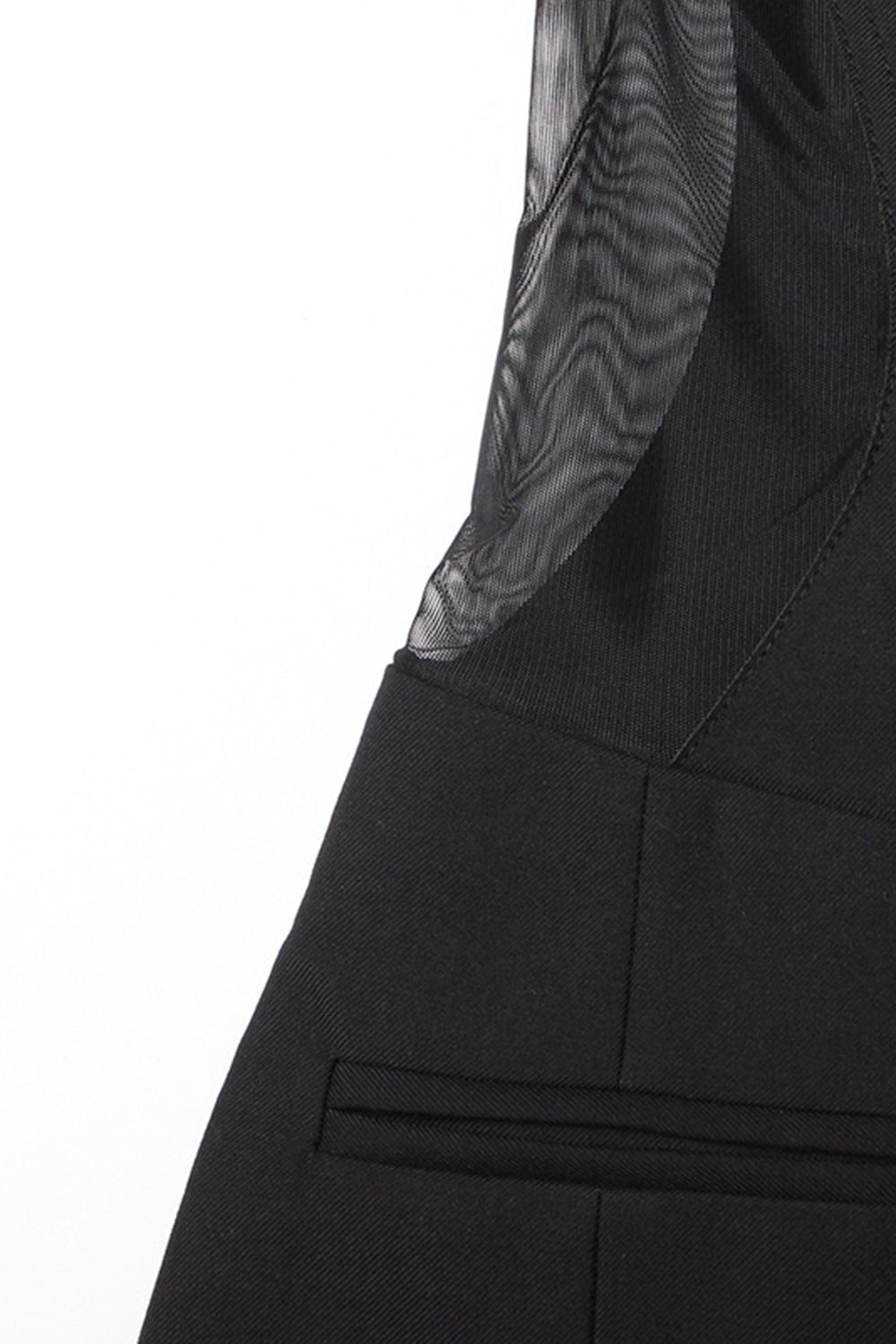 Corset Shawl Lapel Black Women Blazer