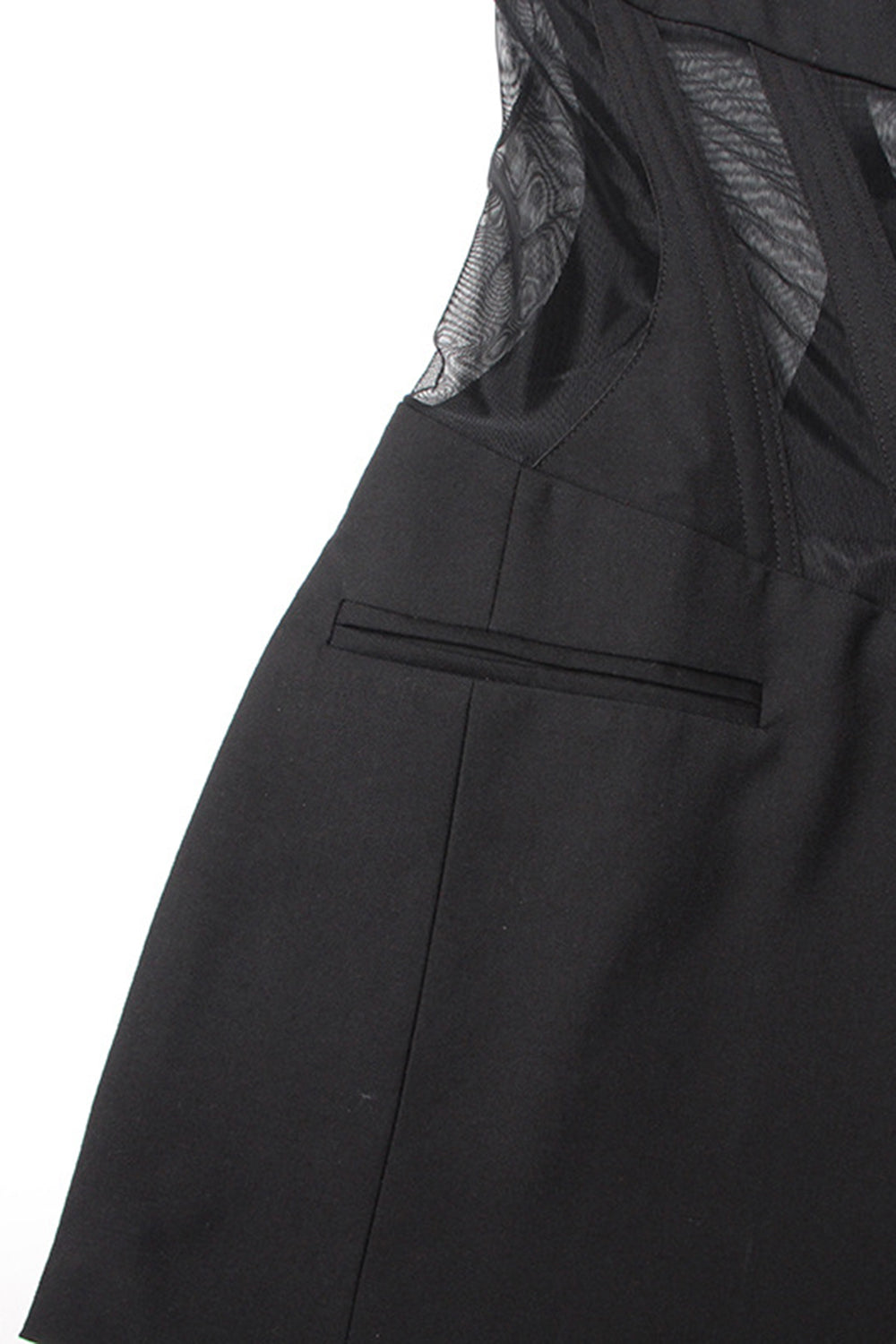 Corset Shawl Lapel Black Women Blazer