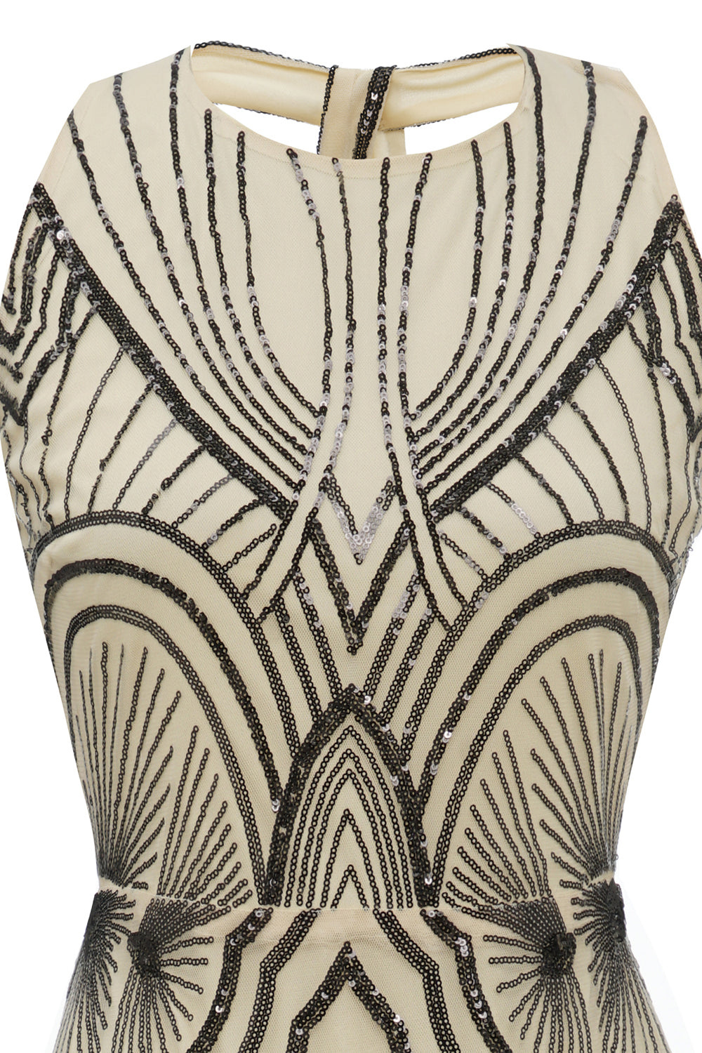 Black Ivory 1920s Forma Party Dress