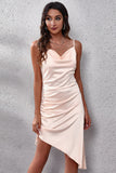 Champagne Short Party Dress