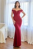 White Off the Shoulder Mermaid Ball Dress