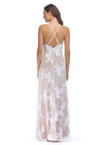 Black A-Line Deep V-Neck Spaghetti Strap Long Evening Party Dress