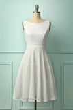 Lace White Dress