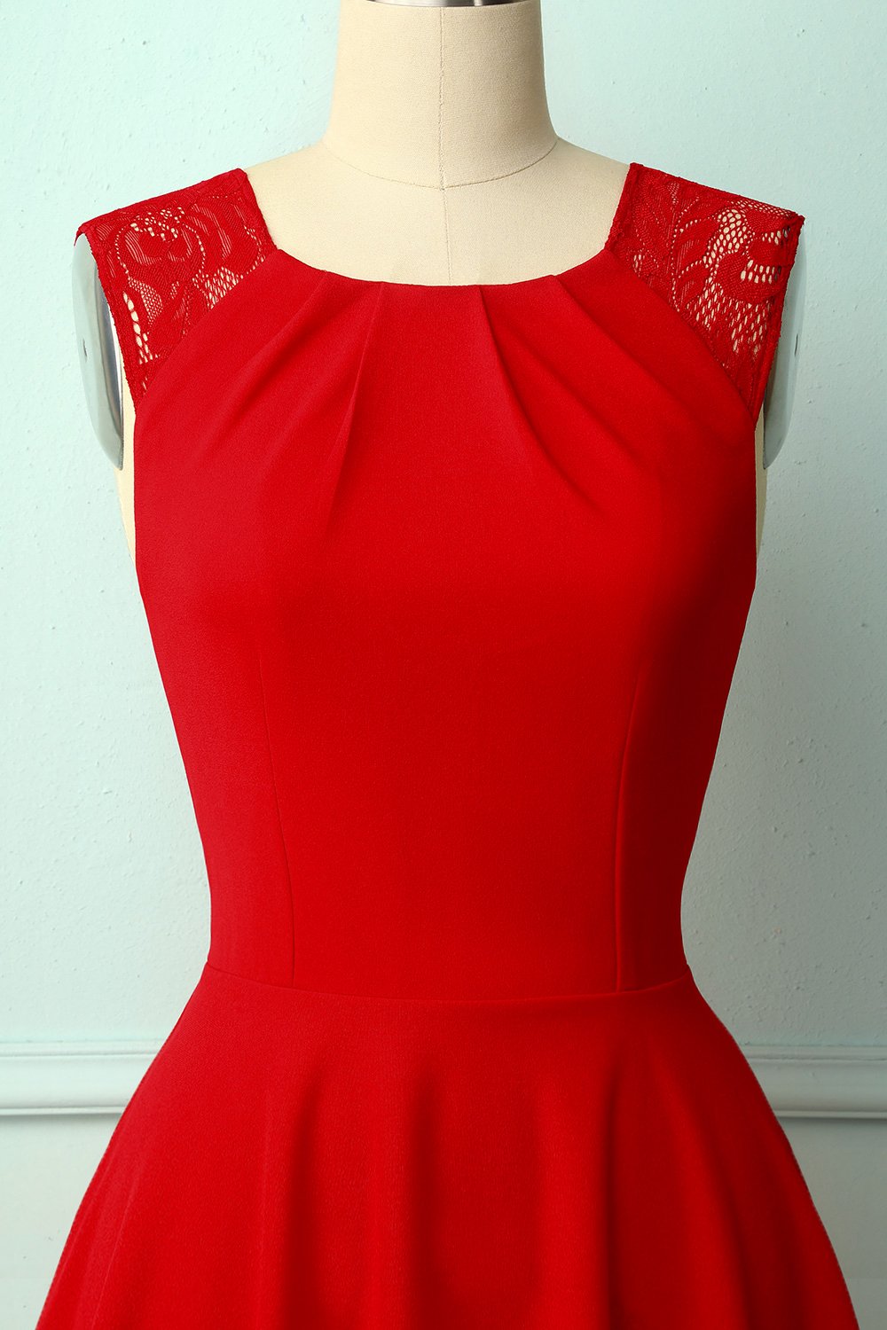 Vintage Red Swing Dress