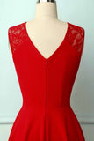 Vintage Red Swing Dress