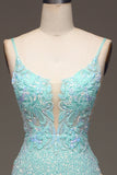 Sequins Sparkly Mermaid Ball Dress with Slit